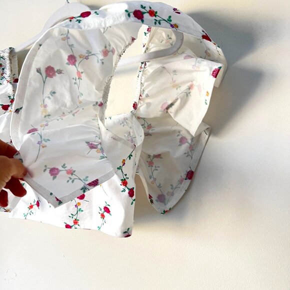 NEW Zara Crop top with Flutter Sleeves, Size M - Picture 15 of 16